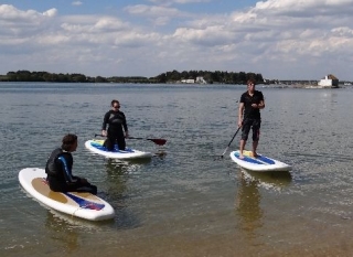  Stand up paddle nel sud della Bretagna